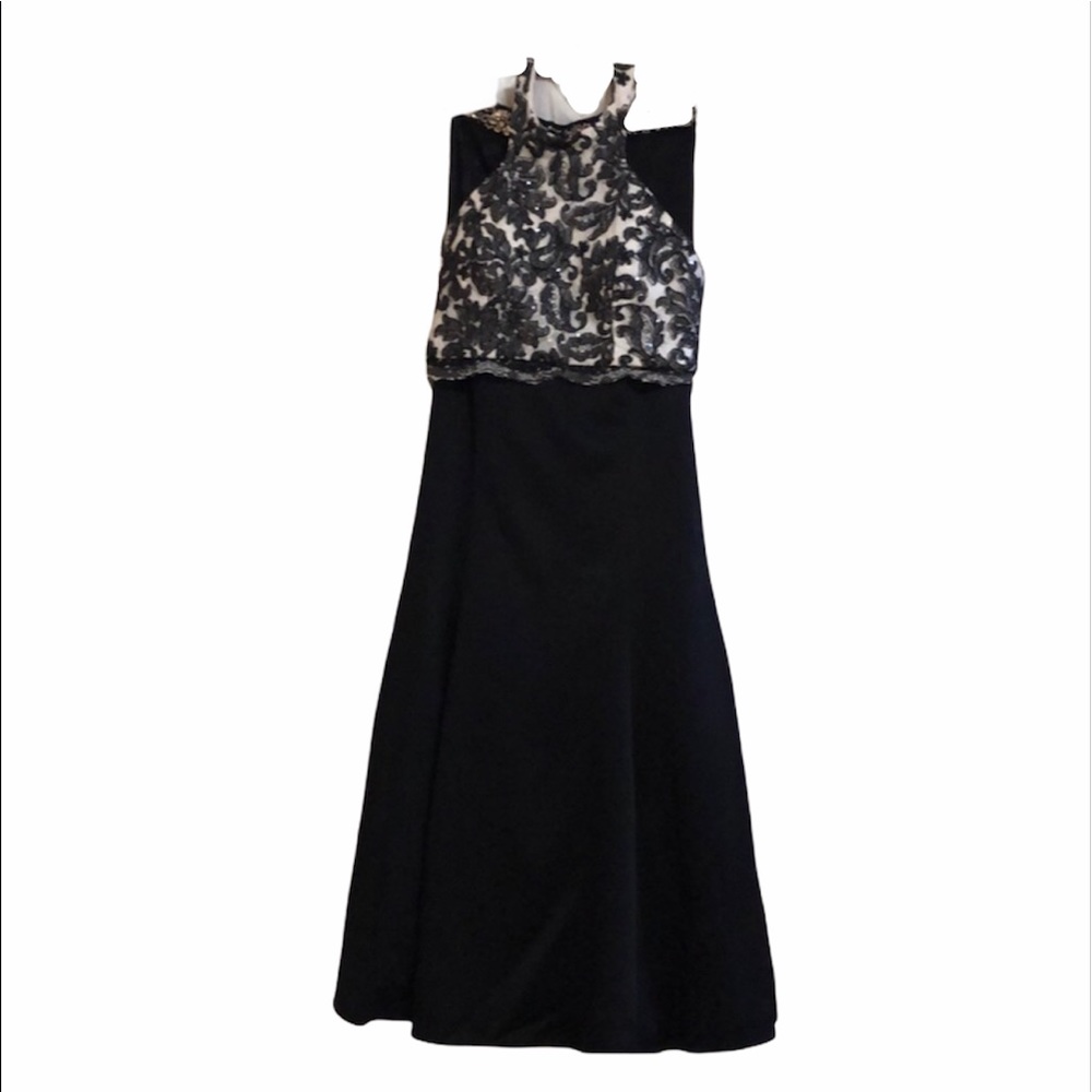 Two piece prom dress